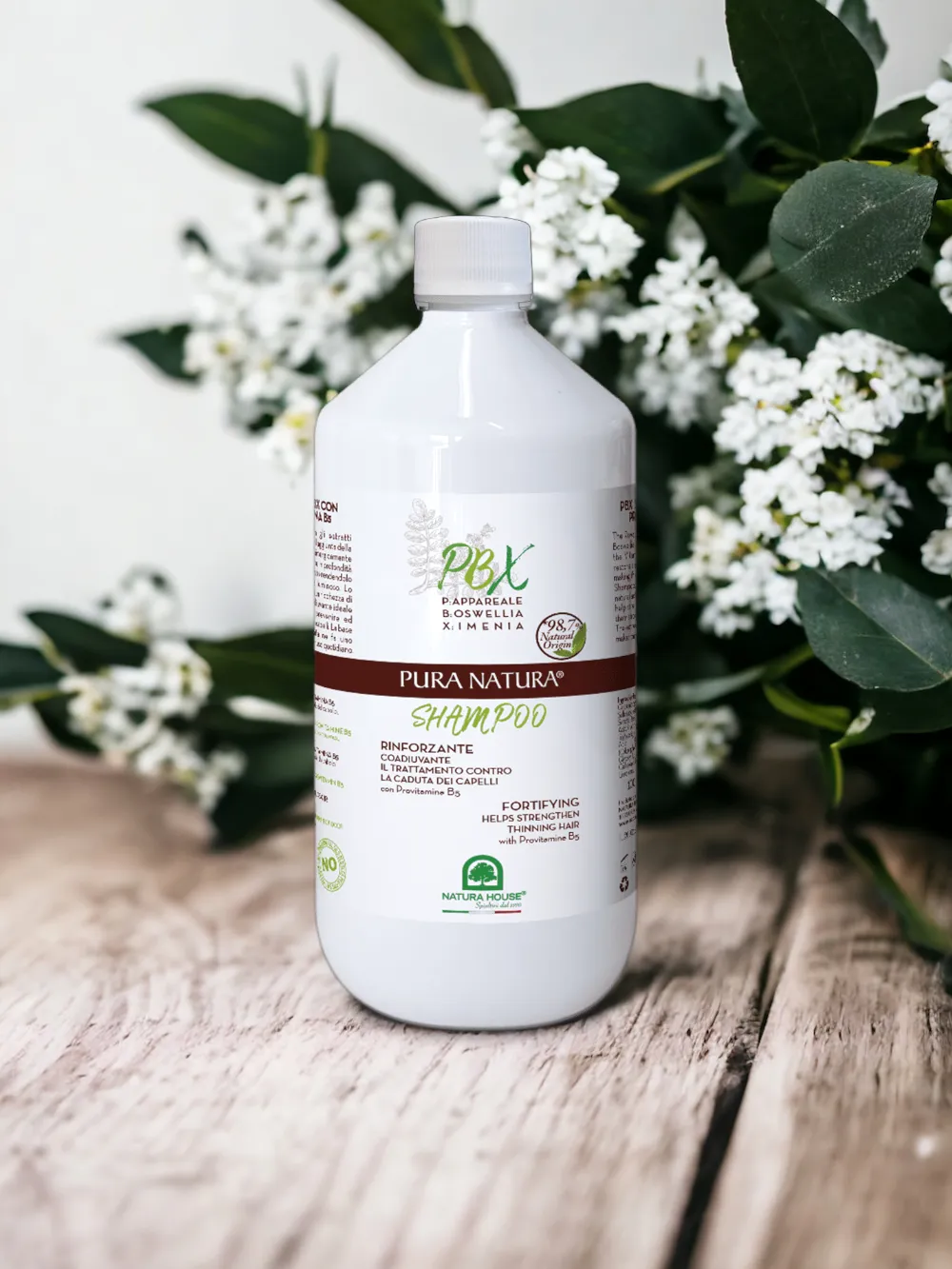 Natura House PBX versterkende shampoo 250ml breuk haar