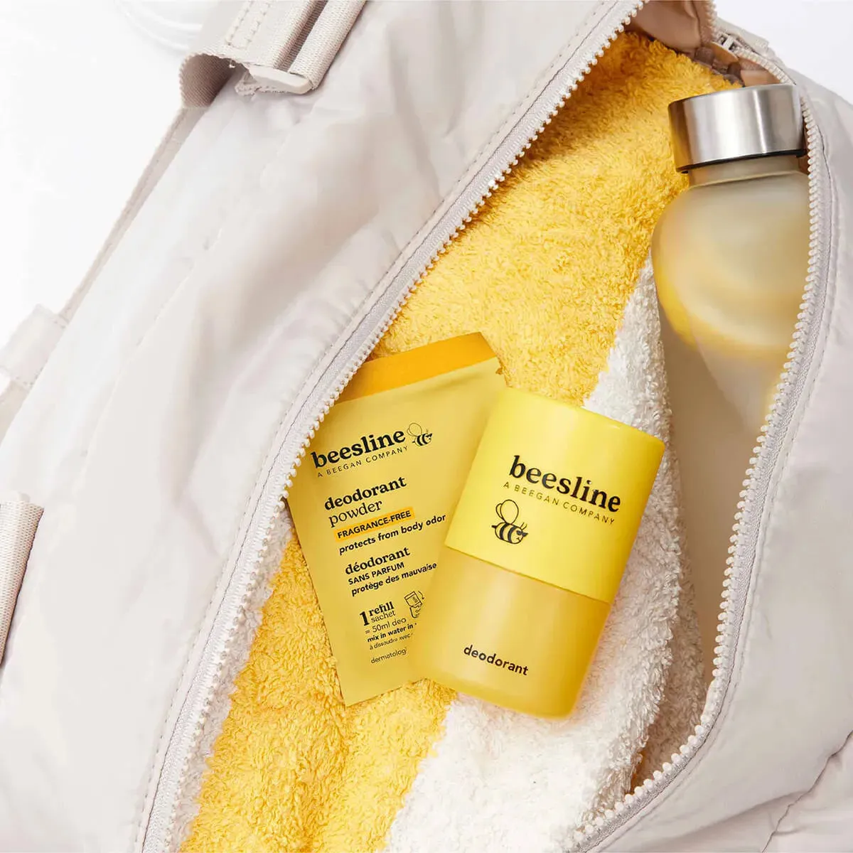 Beesline Forever poederdeodorant navulling ongeparfumeerd
