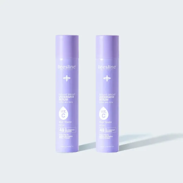 Beesline Radiant Bright okselserum Silky Touch 1+1