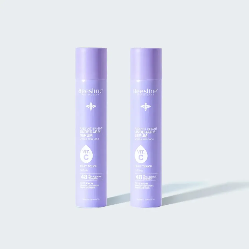 Beesline Radiant Bright okselserum Silky Touch 1+1