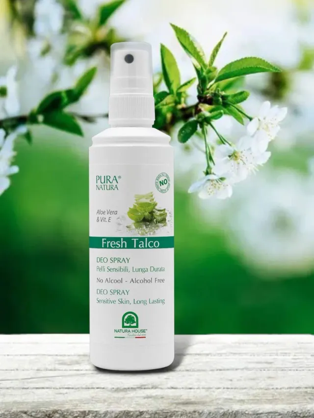 Natura House Deo Fresh Talco deodorant spray 100 ml gevoelige huid