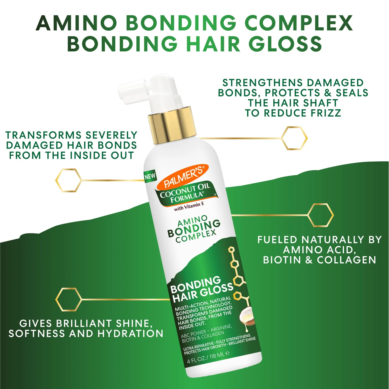 Palmer's Bond Repair Complex Bonding haargloss 118 ml glans