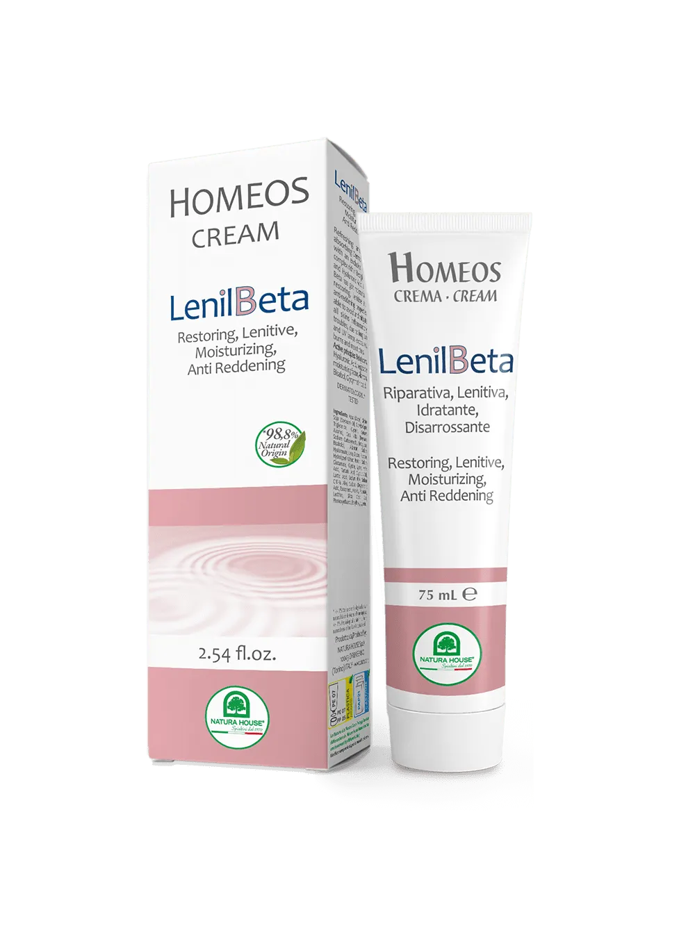 Natura House Homeos Lenil Beta crème roodheid 75 ml