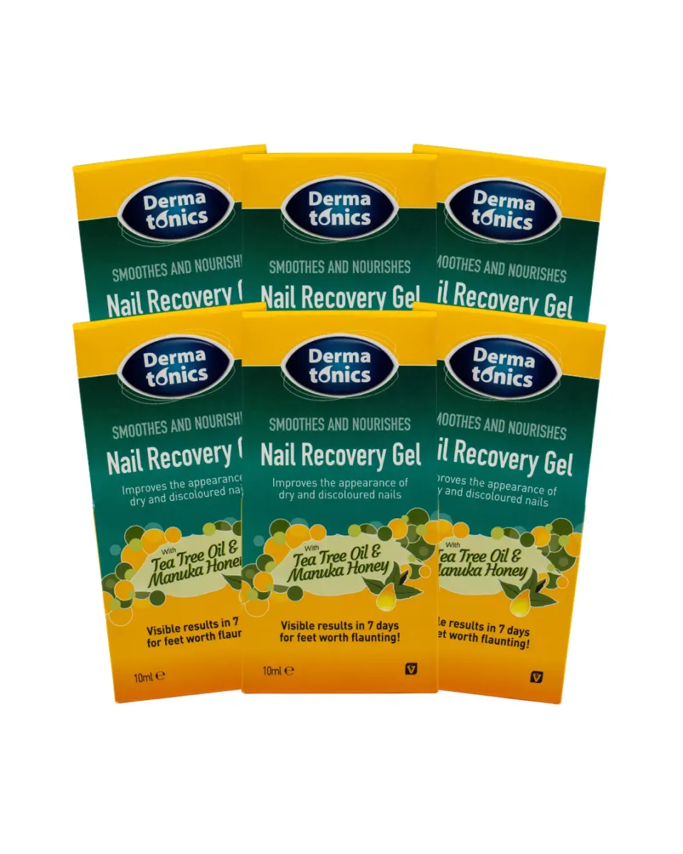 Dermatonics Nail Recovery Gel nagelgel tea tree set van 6
