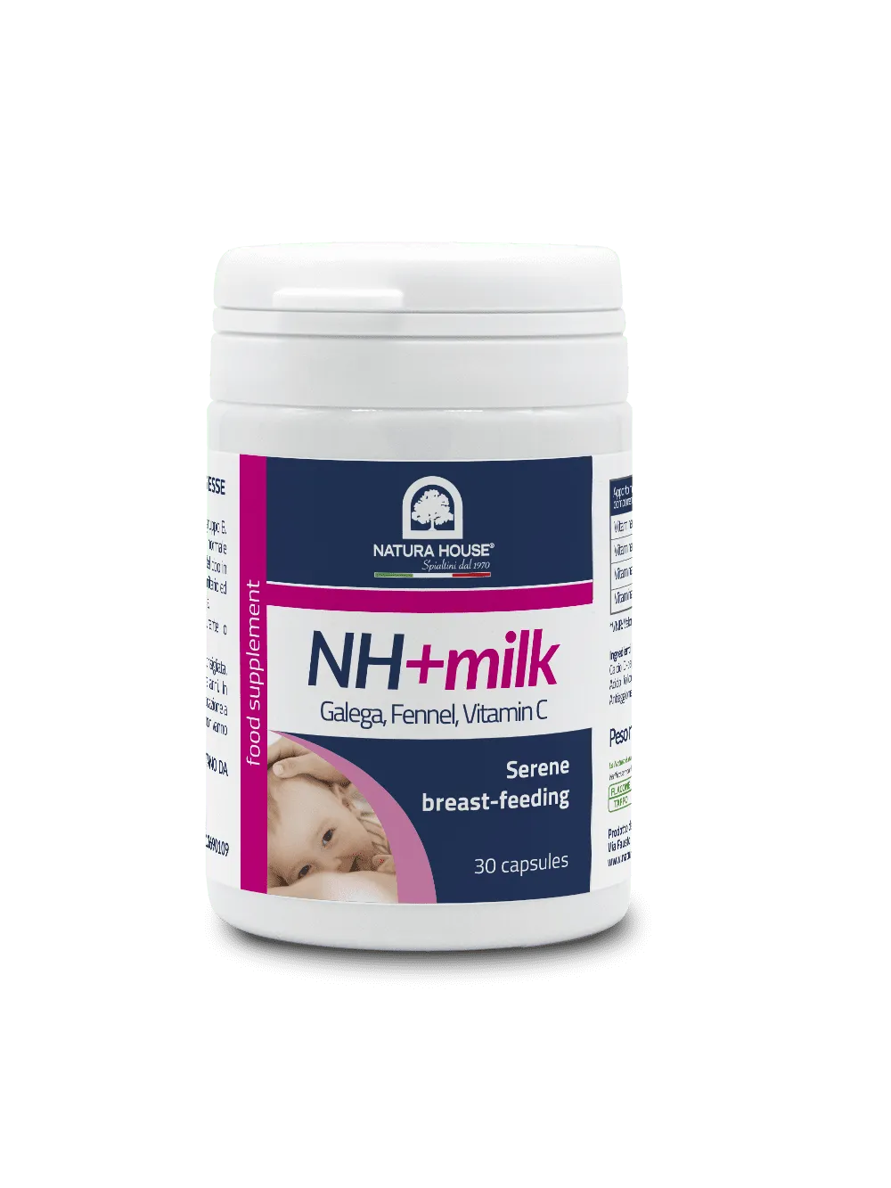 Natura House +Milk Peaceful Breastfeeding capsules 30 stuks borstvoeding