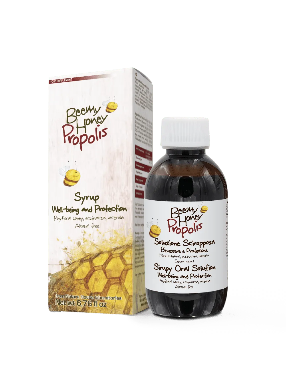Natura House Beemy Honey propolis siroop 200ml kinderen