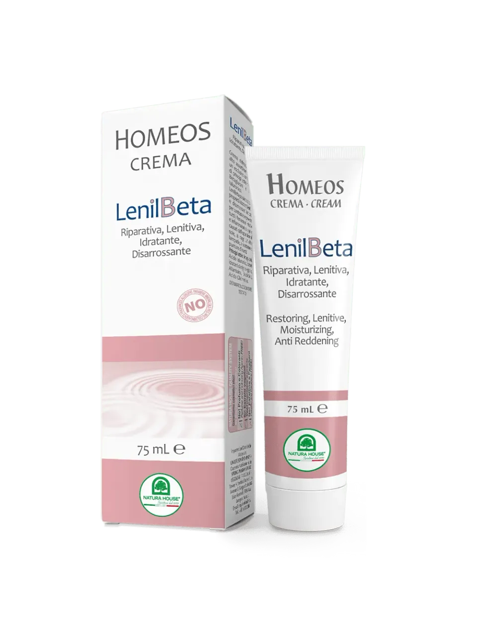 Natura House Homeos Lenil Beta crème roodheid 75 ml
