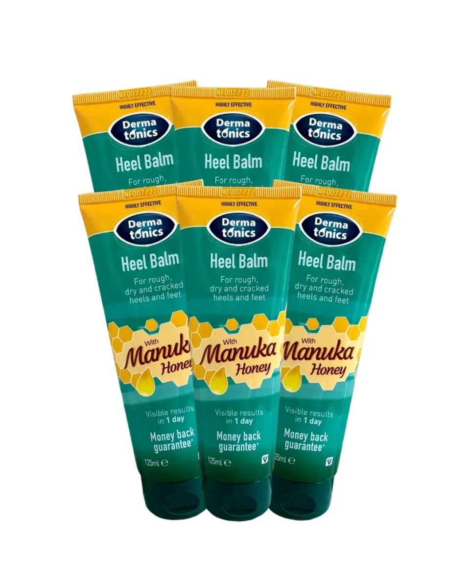 Dermatonics Hielbalsem Manukahoning 6x125ml Droge Hielen
