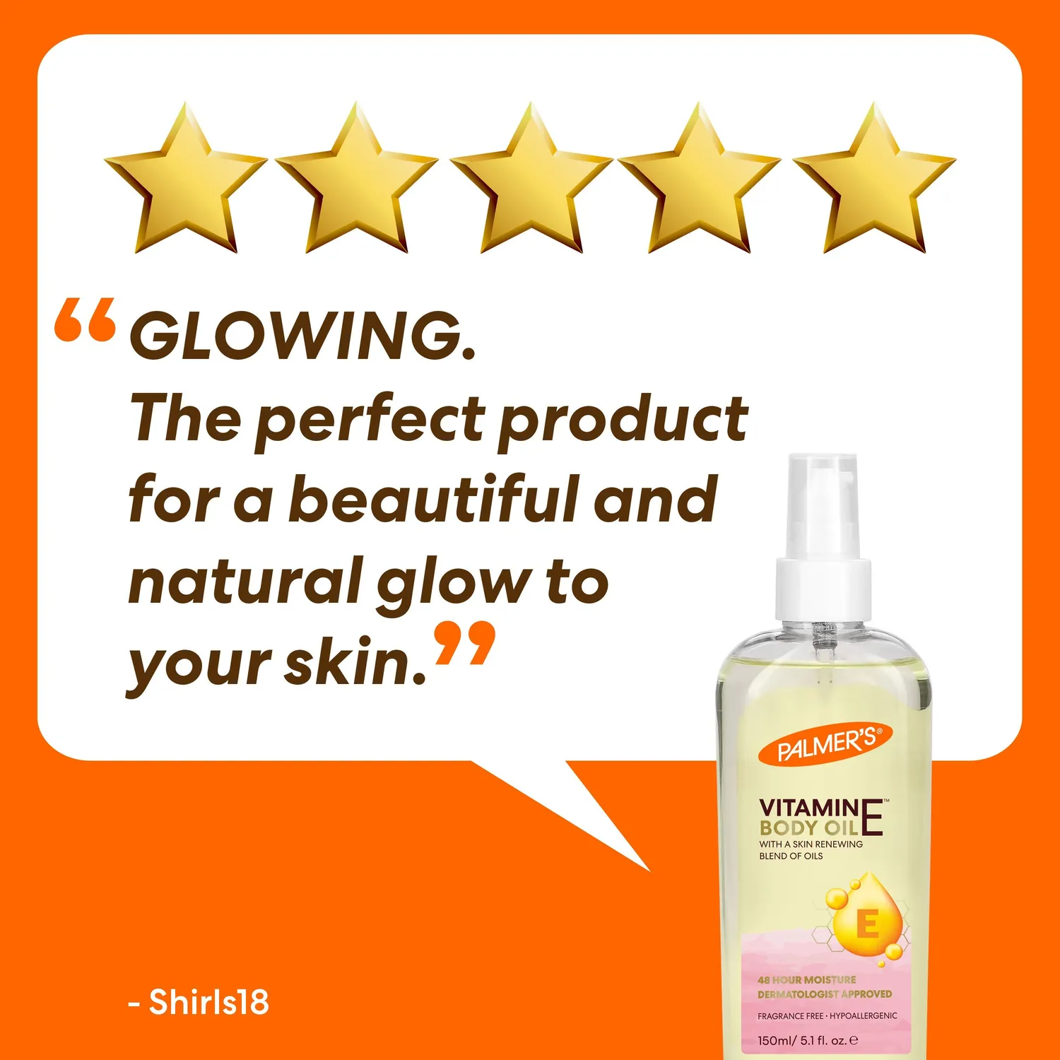 Palmer's Vitamin E lichaamsolie 150 ml droge huid