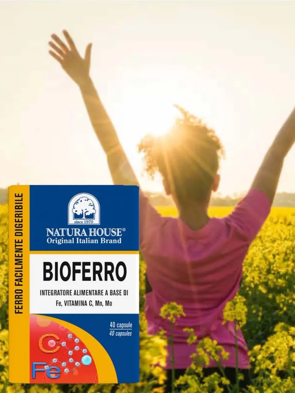 Natura House Bioferro ijzercapsules 40 stuks zacht