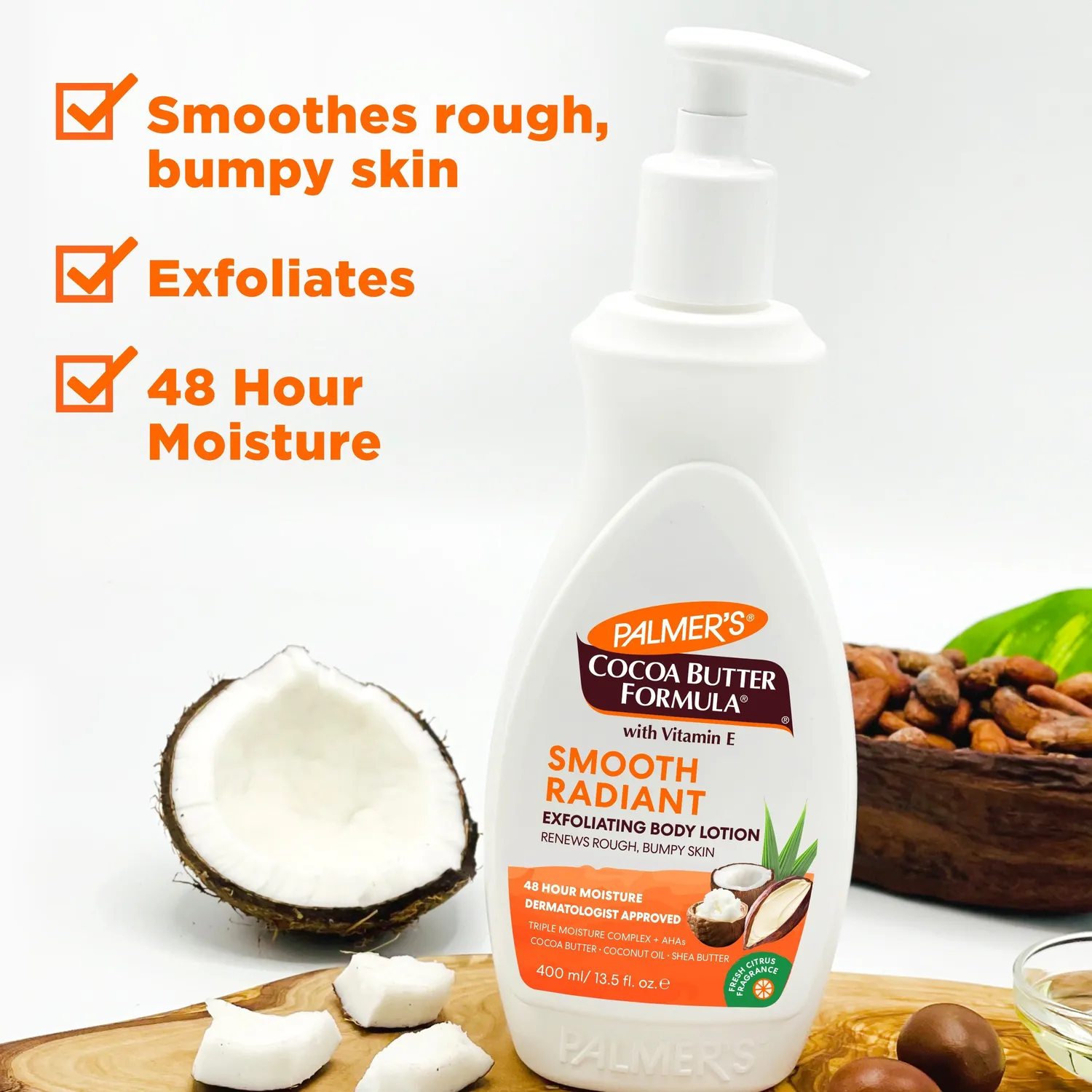 Palmer's Smooth Radiant Exfoliating Bodylotion 400 ml AHA