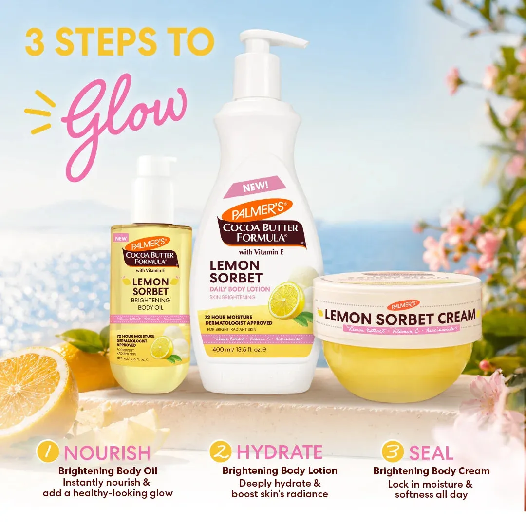 Palmer's Lemon Sorbet Brightening Body Cream bodycrème vitamine C