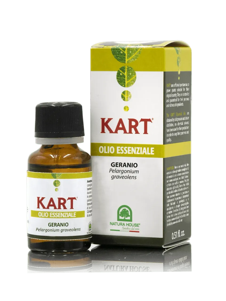 Natura House Geranium etherische olie 15ml bladeren