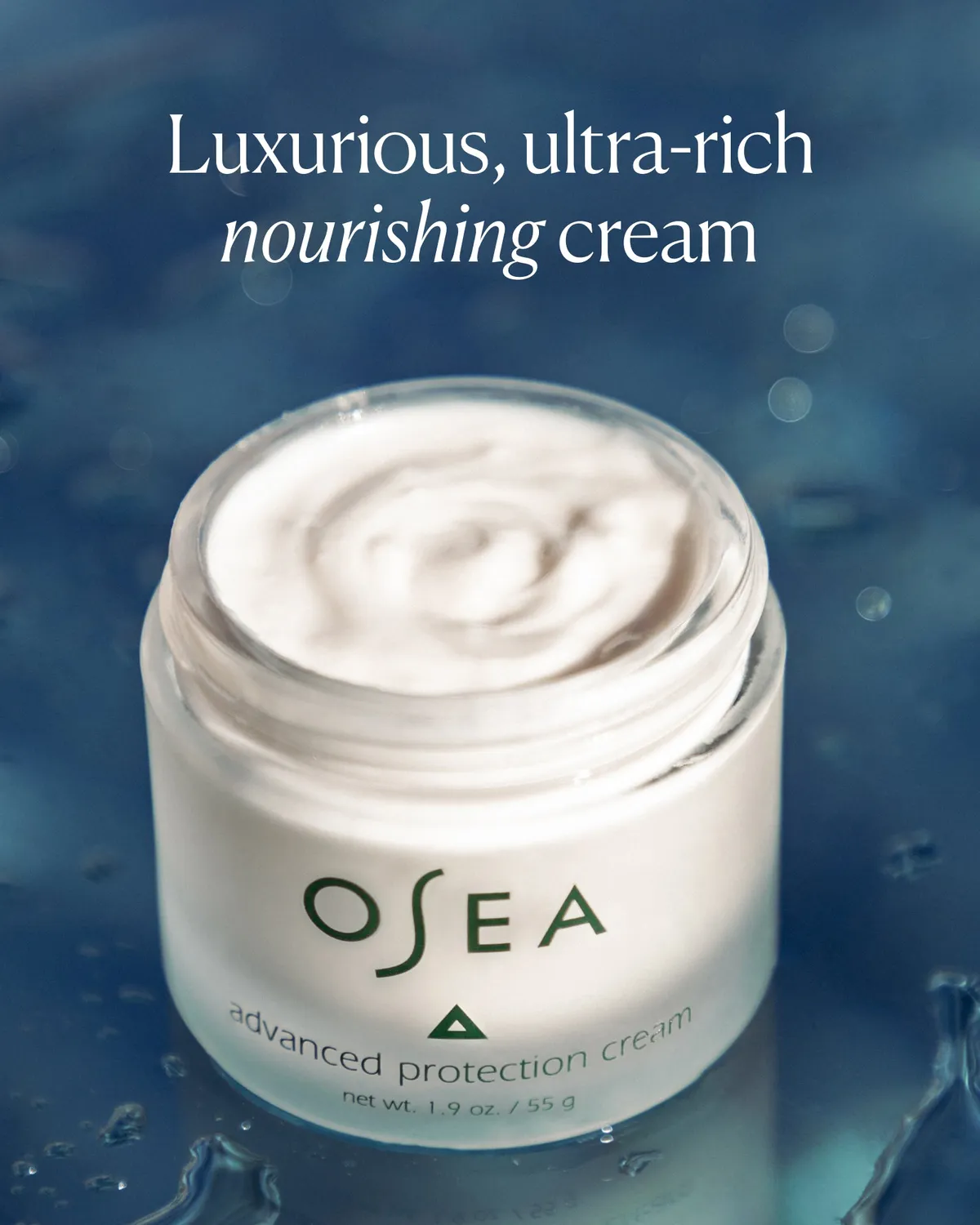 Osea Advanced Protection Cream gezichtscrème 1.9 oz rijk