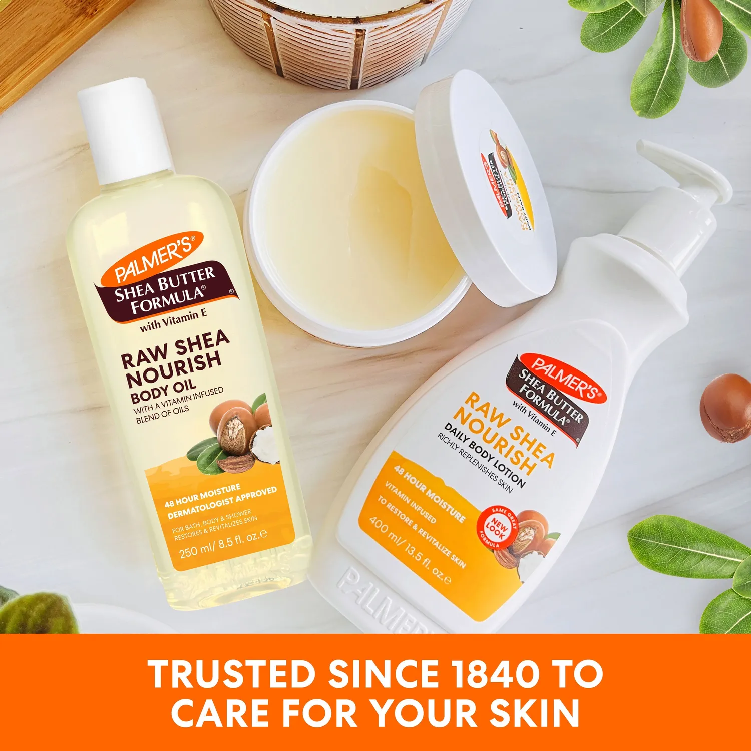 Palmer's Raw Shea Nourish Body Oil lichaamsolie 250 ml droge huid