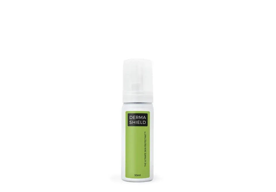 Derma Shield mousse 50 ml kleine huidmousse voor onderweg