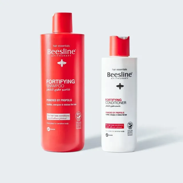 Beesline Fortifying haarroutine shampoo conditioner versterkend
