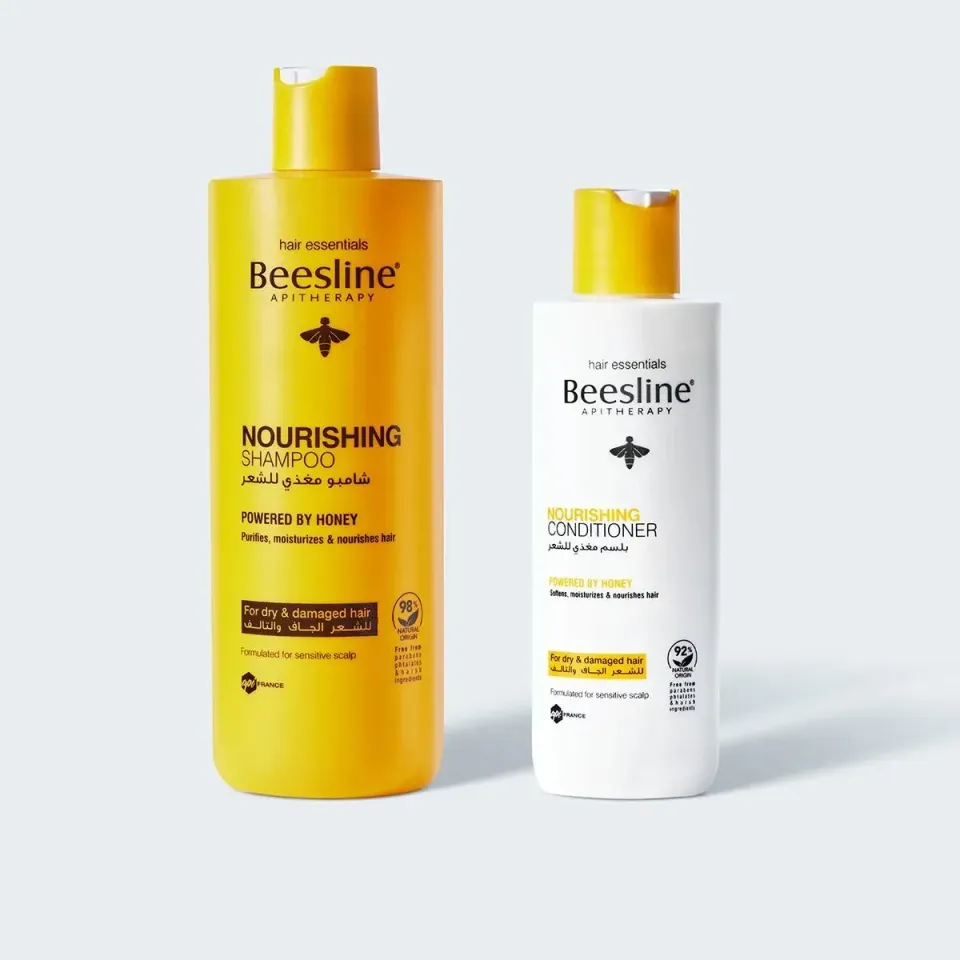 Beesline Nourishing haarroutine shampoo + conditioner honing