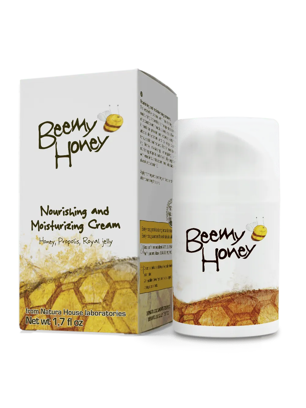 Natura House Beemy Honey gezichtscrème 50ml voedend zonder parfum