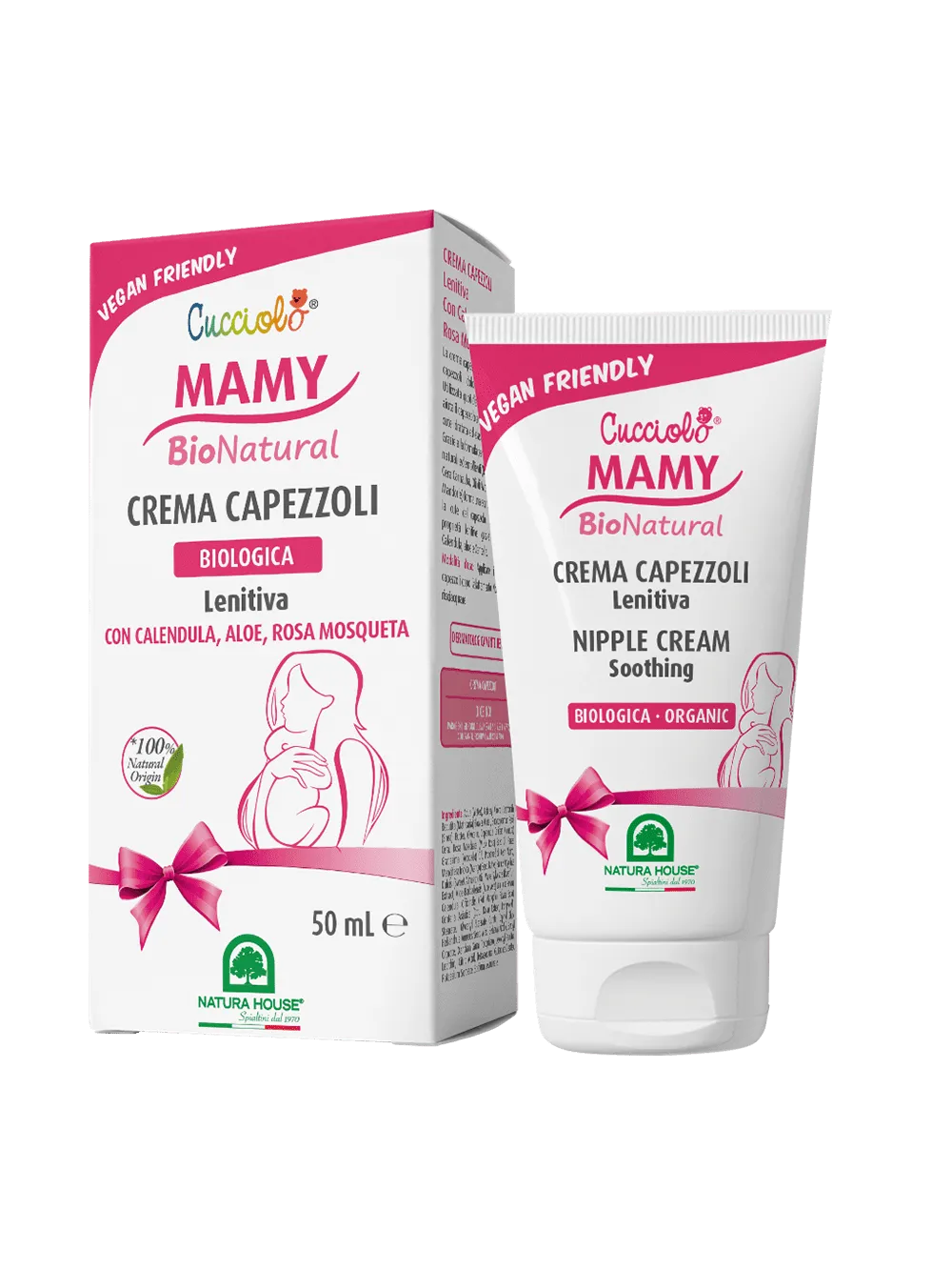 Natura House Cucciolo Mamy Natural Soothing Tepelcrème 50ml Zonder Parfum