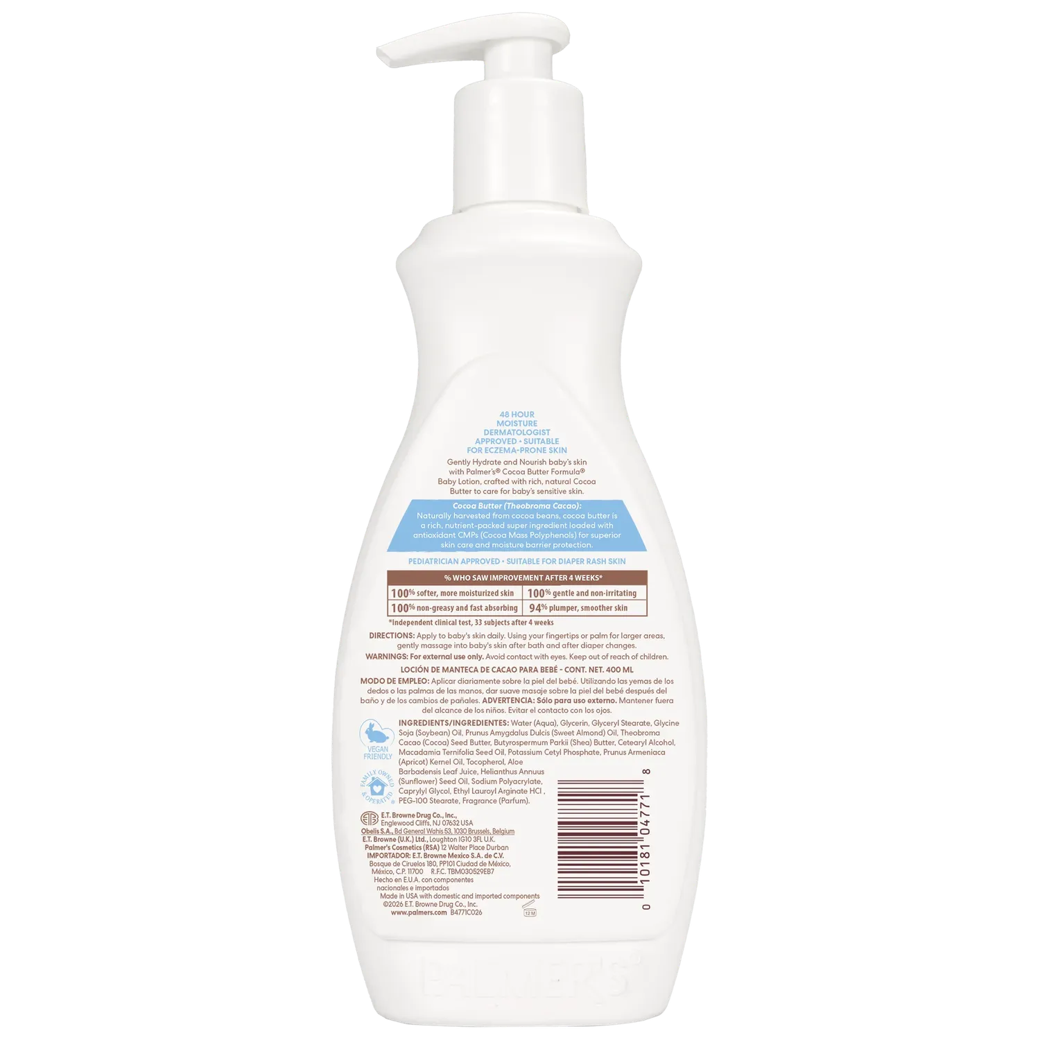 Palmer's Cocoa Butter babylotion gevoelige babyhuid 250 ml