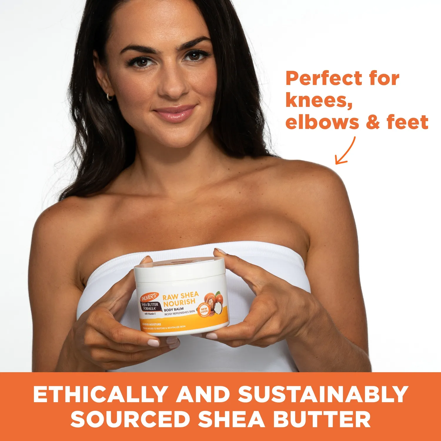 Palmer's Raw Shea Nourish Body Balm lichaamsbalsem 7.25 oz ruw