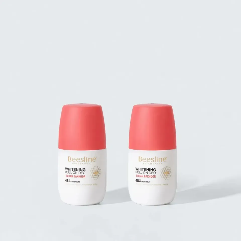 Beesline Whitening Indian Bakhour deoroller 48u 1+1 houtig