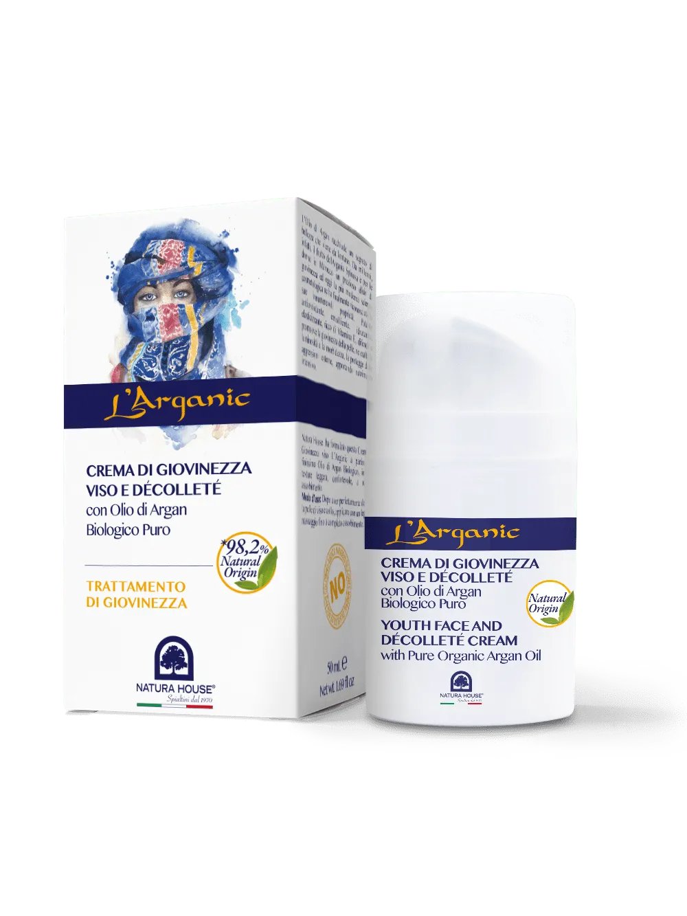 Natura House L’Arganic Youth Cream gezichtscrème 50ml argan