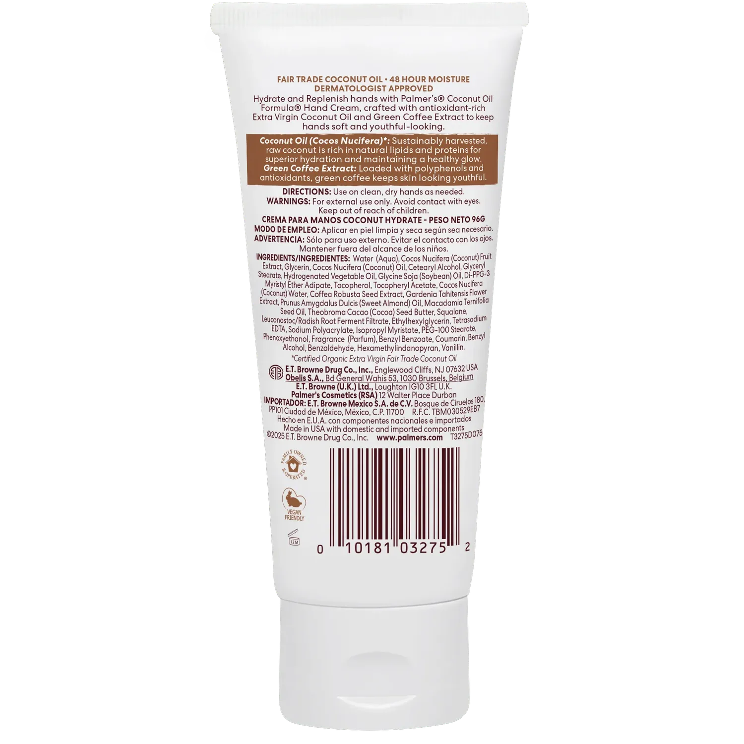 Palmer's Coconut Hydrate handcrème 2.1 oz kokosolie