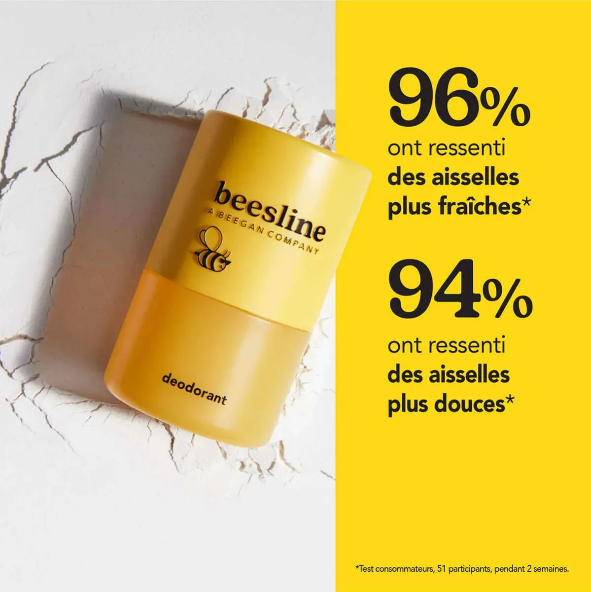 Beesline poeder deodorant 48h lavender starterkit