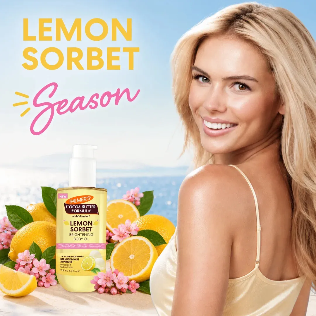 Palmer's Lemon Sorbet bodyolie verhelderend met vitamine C