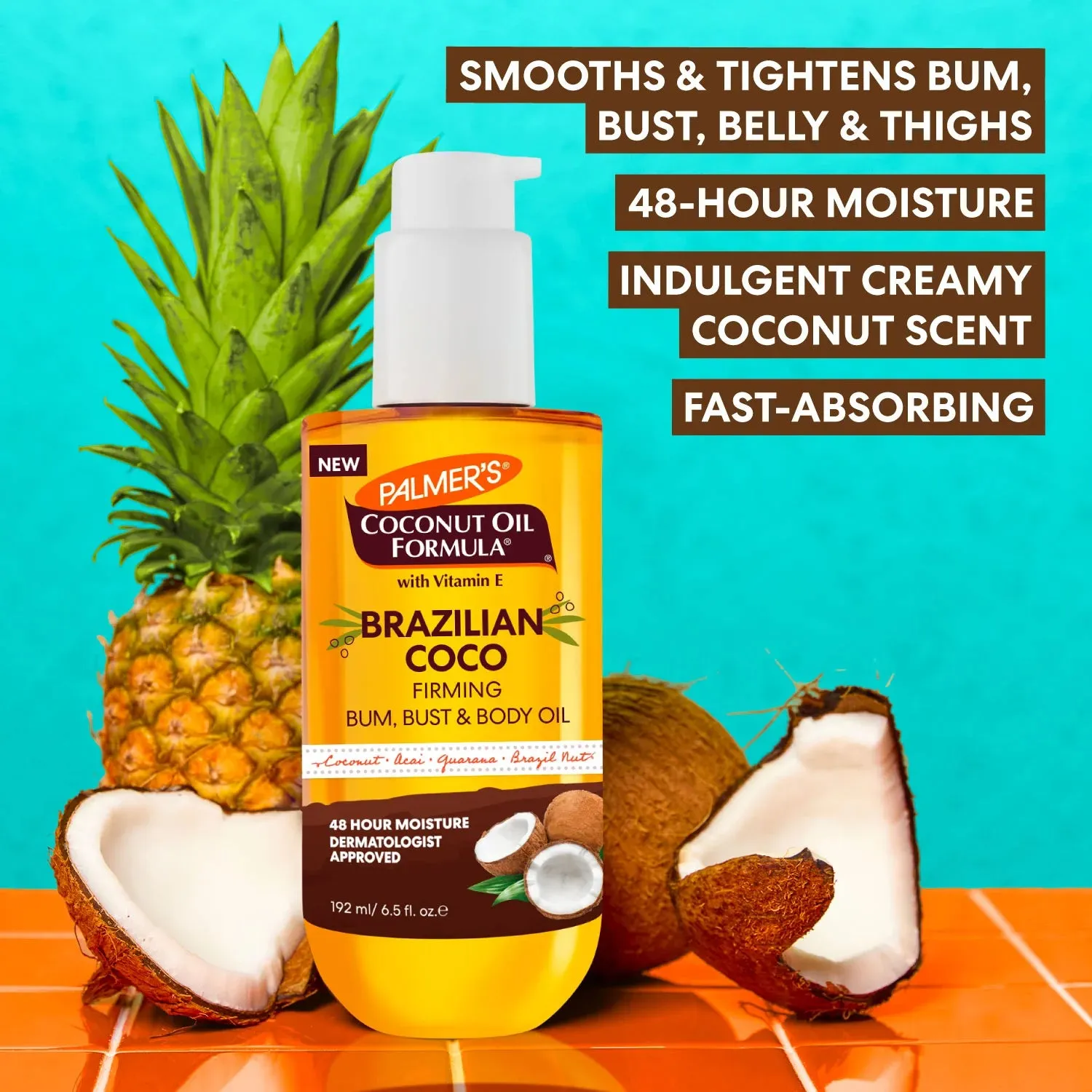 Palmer's Brazilian Coco Firming Bum Bust Body Oil lichaamsolie