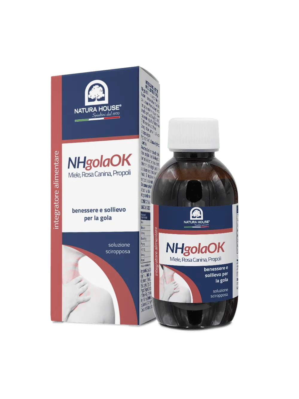 Natura House Gola OK keelsiroop 200ml honing