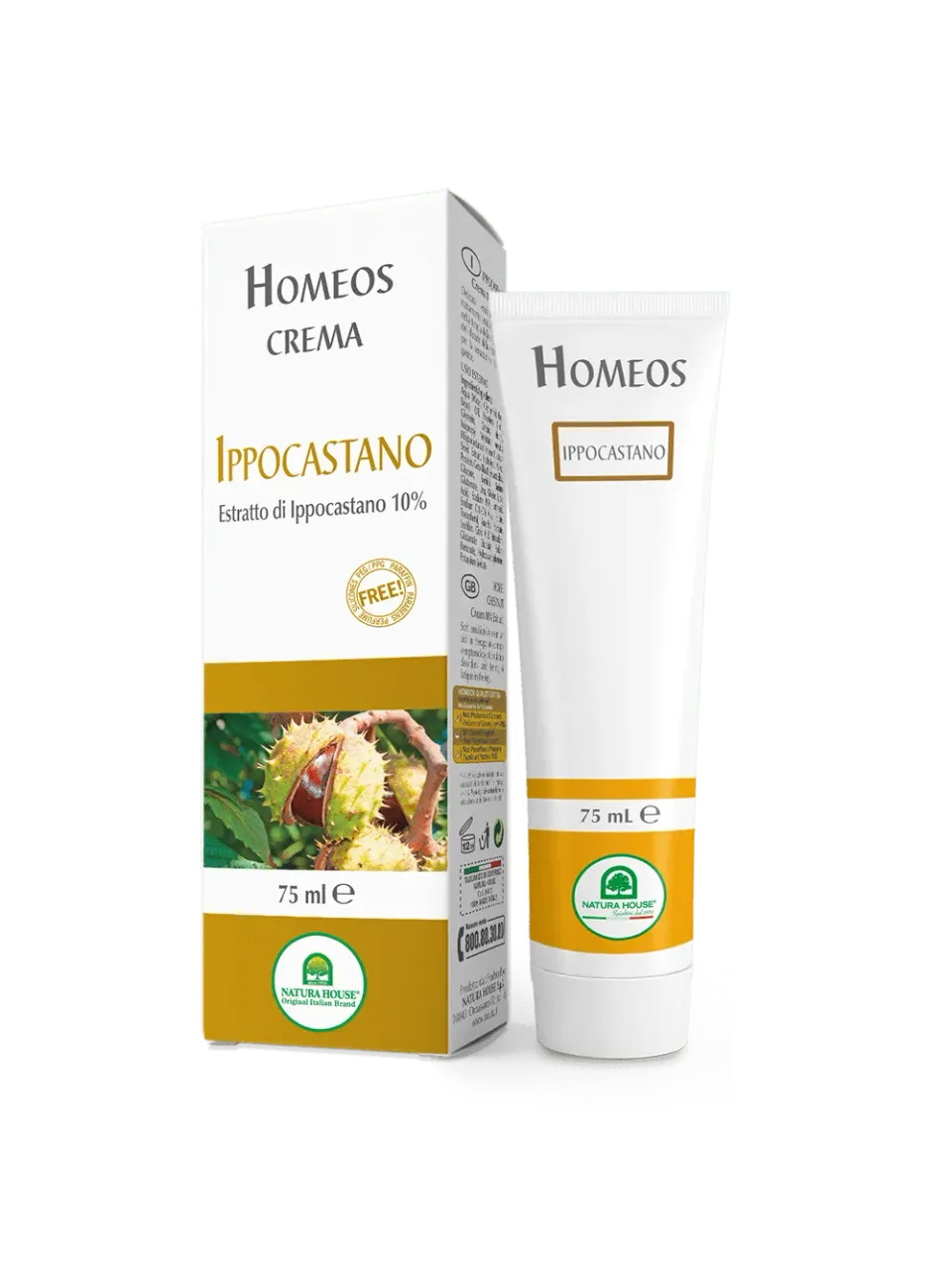 Natura House Homeos paardenkastanje crème 75ml zwaar gevoel