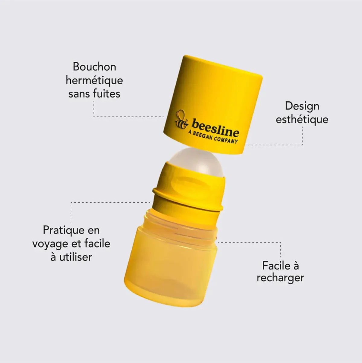 Beesline poederdeodorant kokos starterkit 48u tegen geur