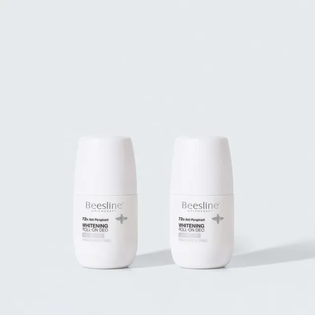 Beesline Super Dry roller deodorant parfumvrij 1+1