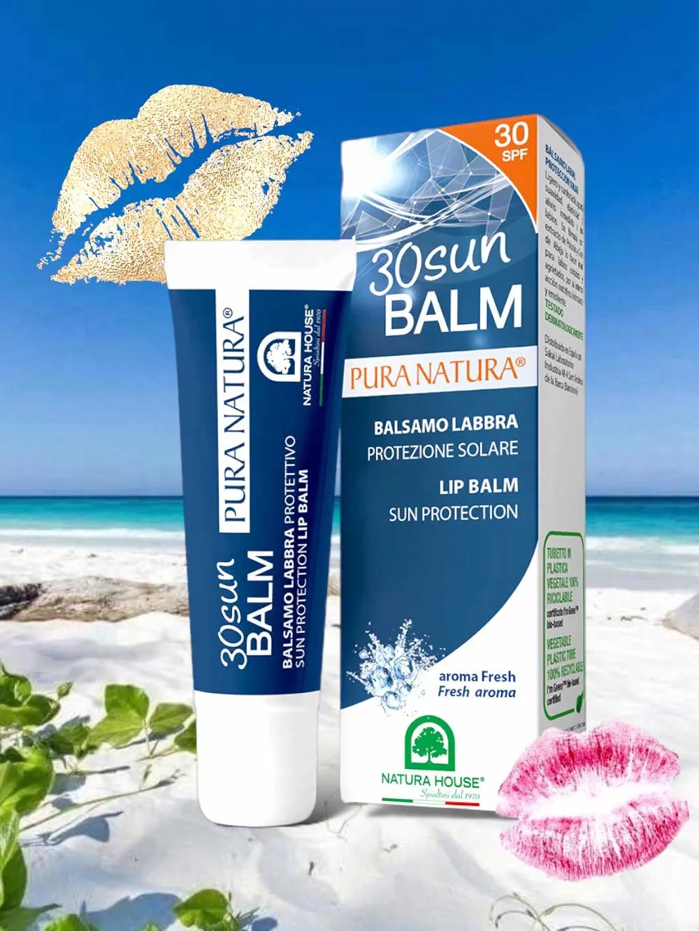 Natura House Balm SPF30 lippenbalsem 8ml zonbescherming