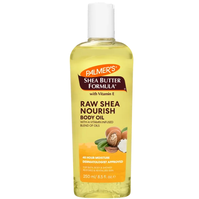 Palmer's Raw Shea Nourish Body Oil lichaamsolie 250 ml droge huid
