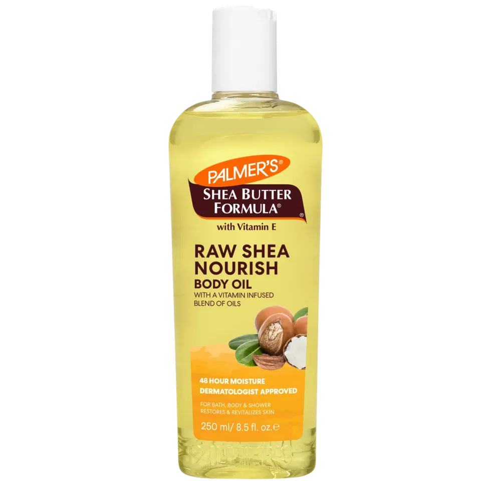 Palmer's Raw Shea Nourish Body Oil lichaamsolie 250 ml droge huid