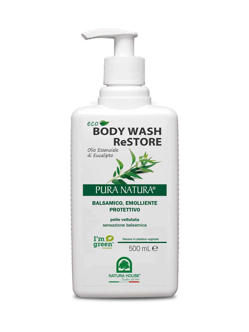 Natura House Eco Body Wash Restore douchegel 250ml eucalyptus