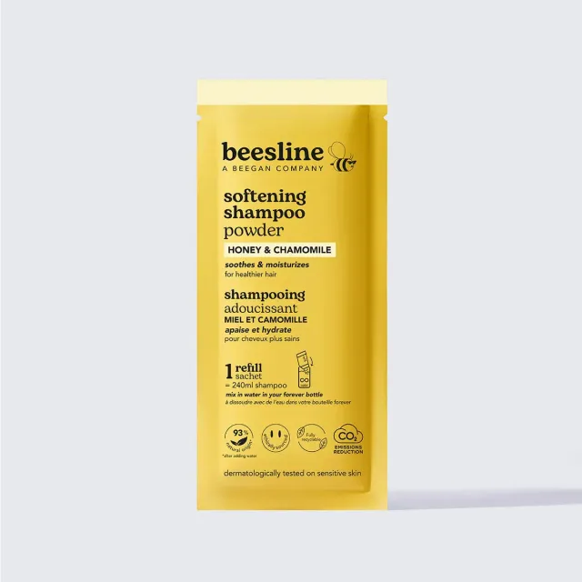 Beesline poedershampoo honey navulling zacht haar