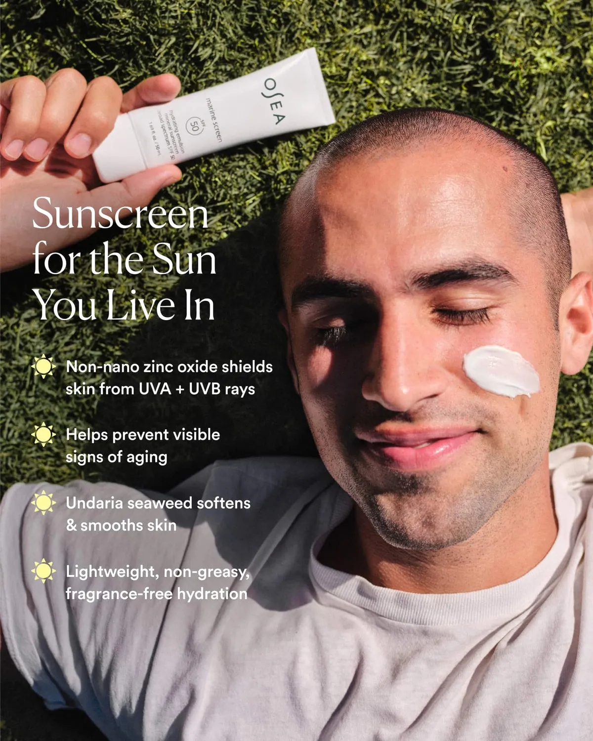 Osea Marine Screen SPF 50 zonnebrand gezicht 50 ml mineraal