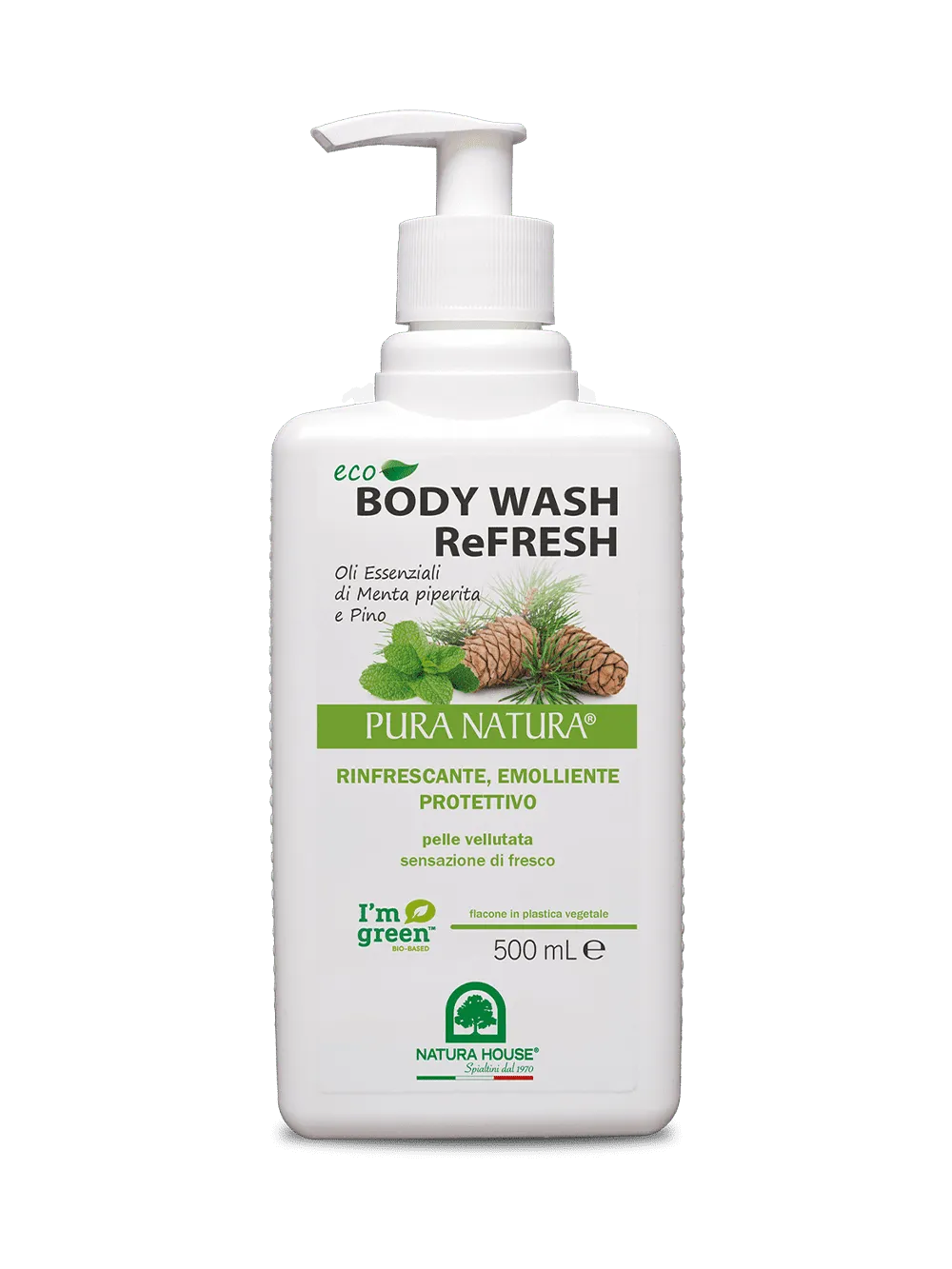 Natura House EcoDoccia Refresh douchegel munt den 250 ml