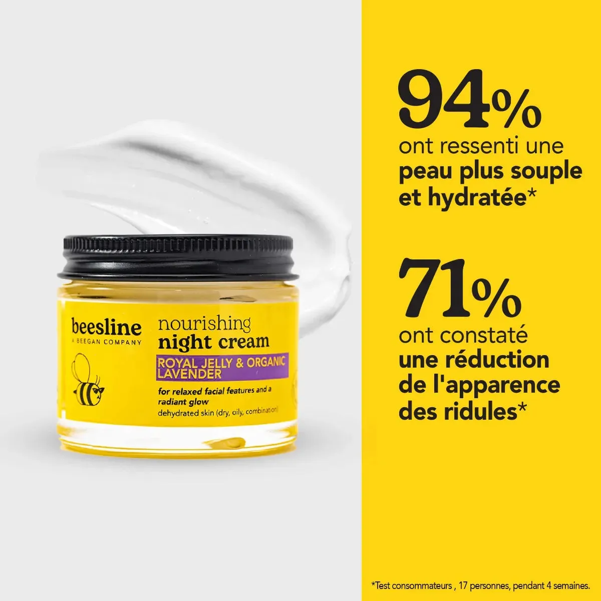 Beesline Nourishing Night Cream nachtcrème royal jelly lavendel