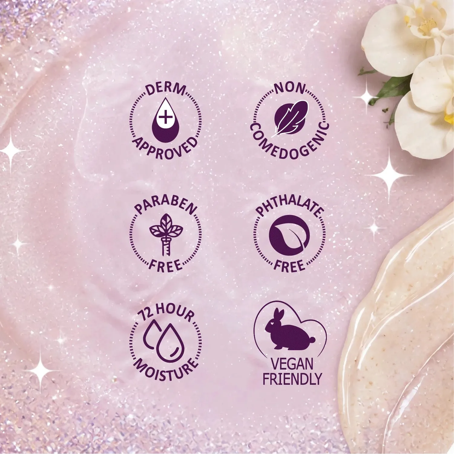 Palmer's Tahitian Vanilla Shimmer Gel-Olie rose goud