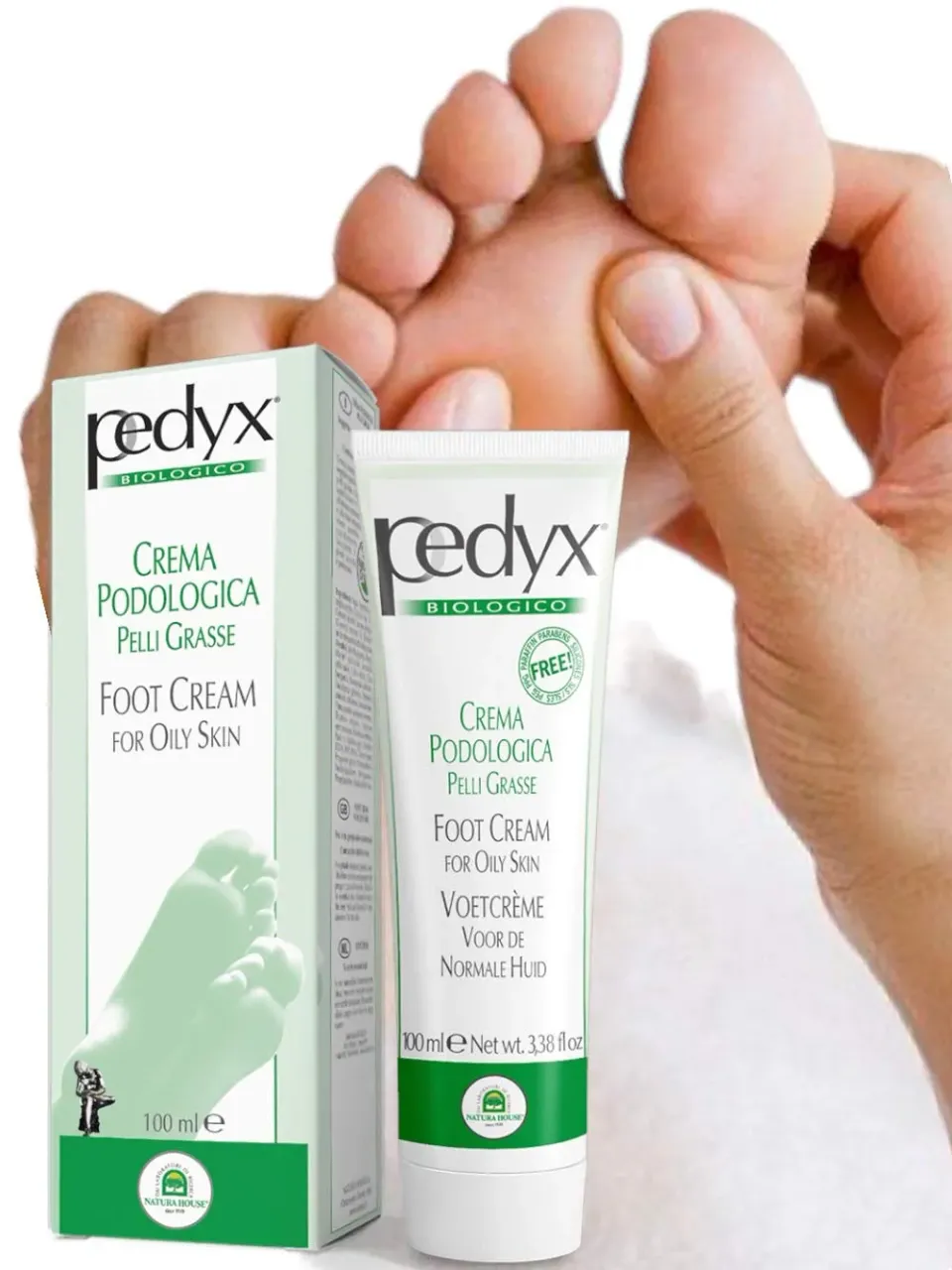 Natura House Pedyx voetcrème vette huid 100ml talk