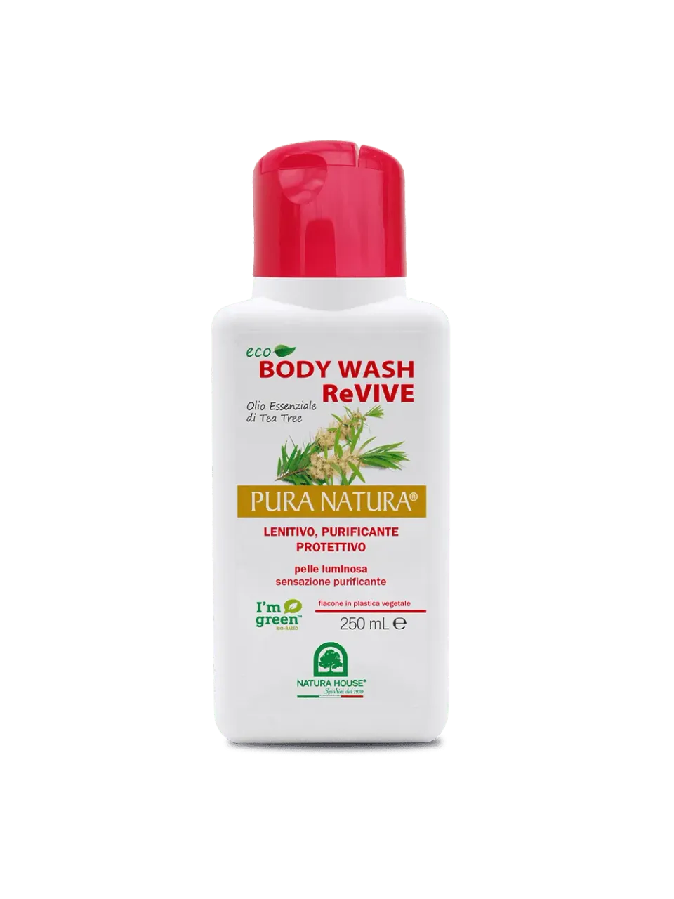 Natura House Eco Body Wash Revive douchegel 250ml tea tree