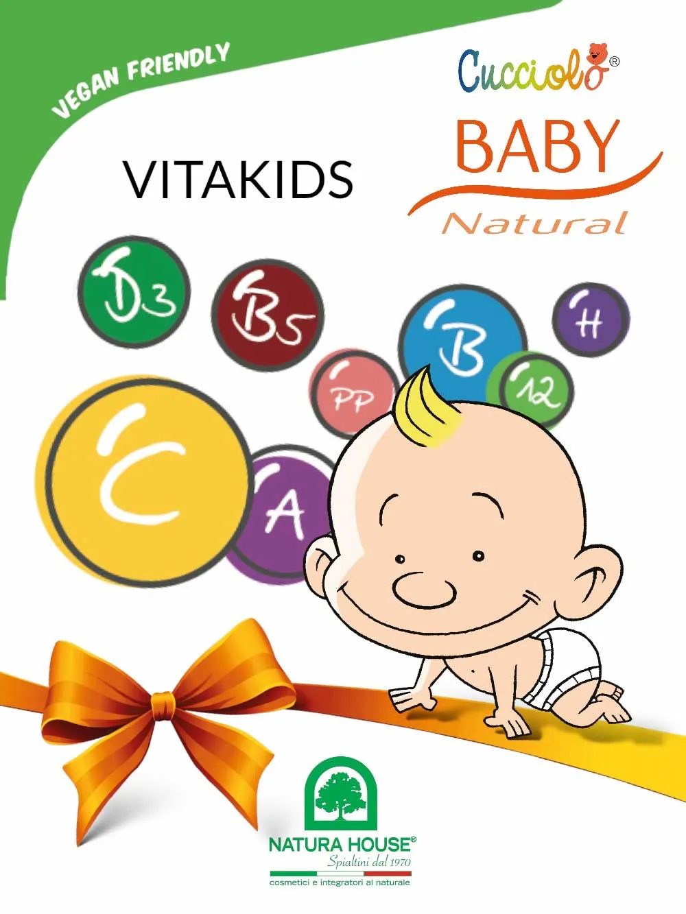 Natura House Cucciolo Vitakids multivitamine 30ml bosbes
