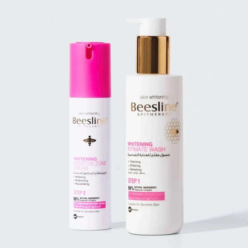 Beesline Whitening Sensitive Zone intieme set wash + crème