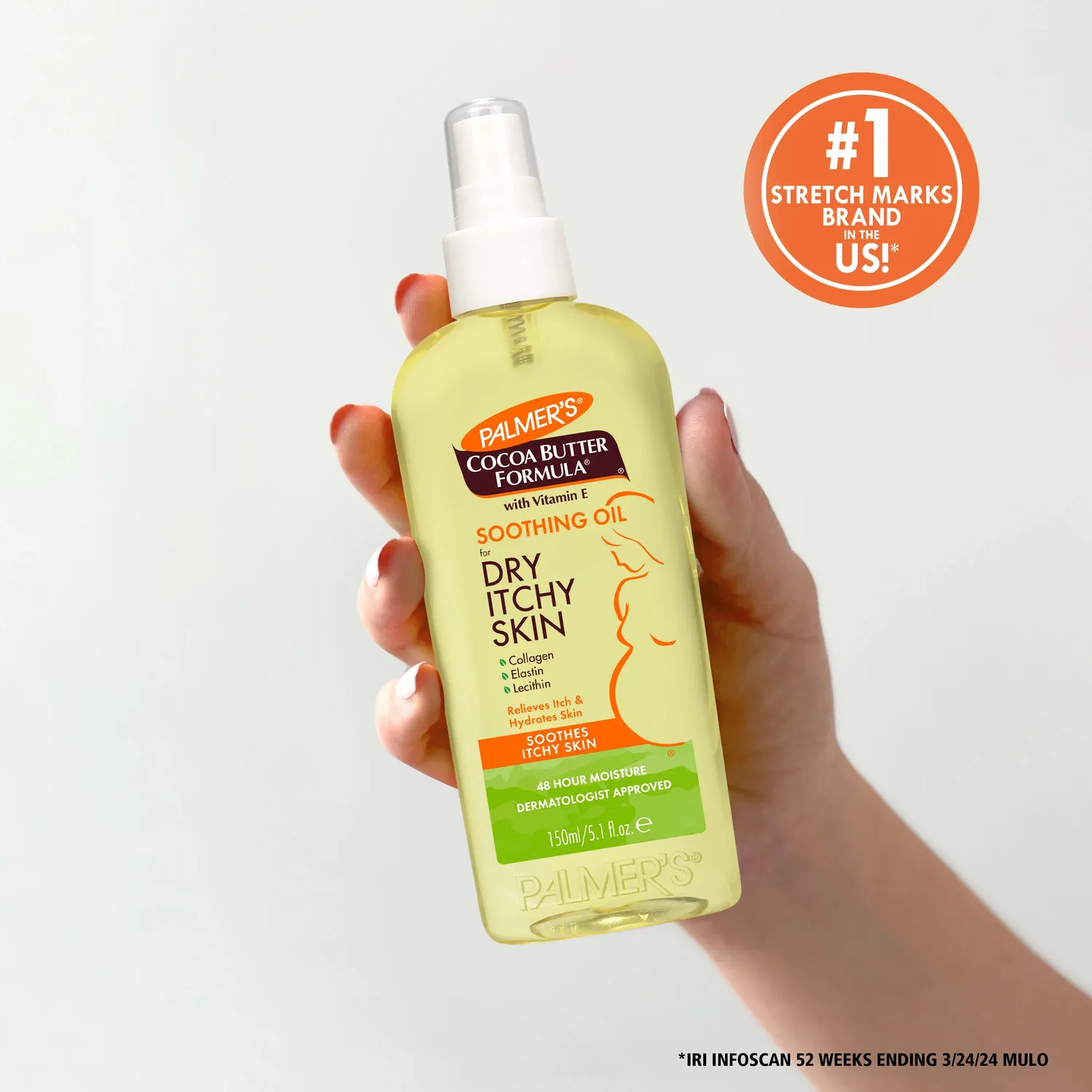 Palmer's Cocoa Butter Soothing Oil 5.1 fl oz droge huid
